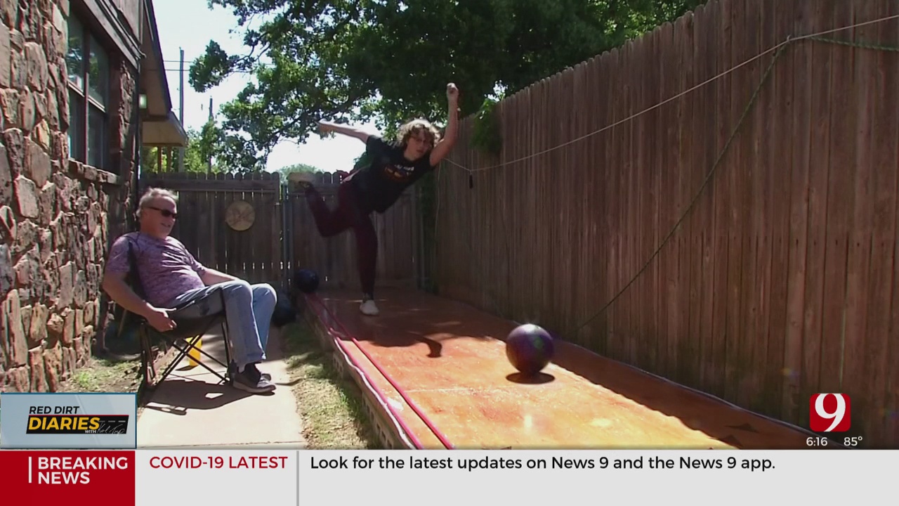 Edmond Dad Builds Bowling Lane In Backyard For His Son 