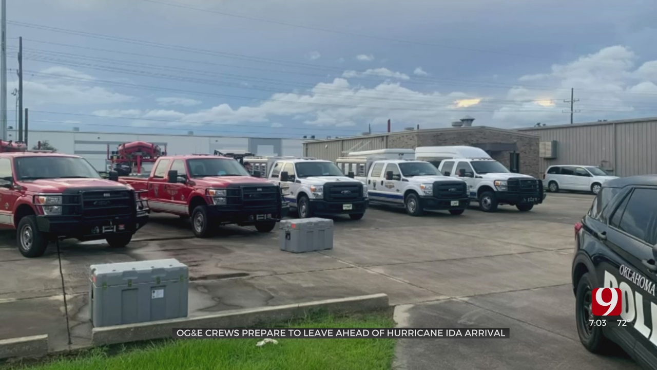 OG&E Crews Join Oklahoma Task Force 1 In Louisiana