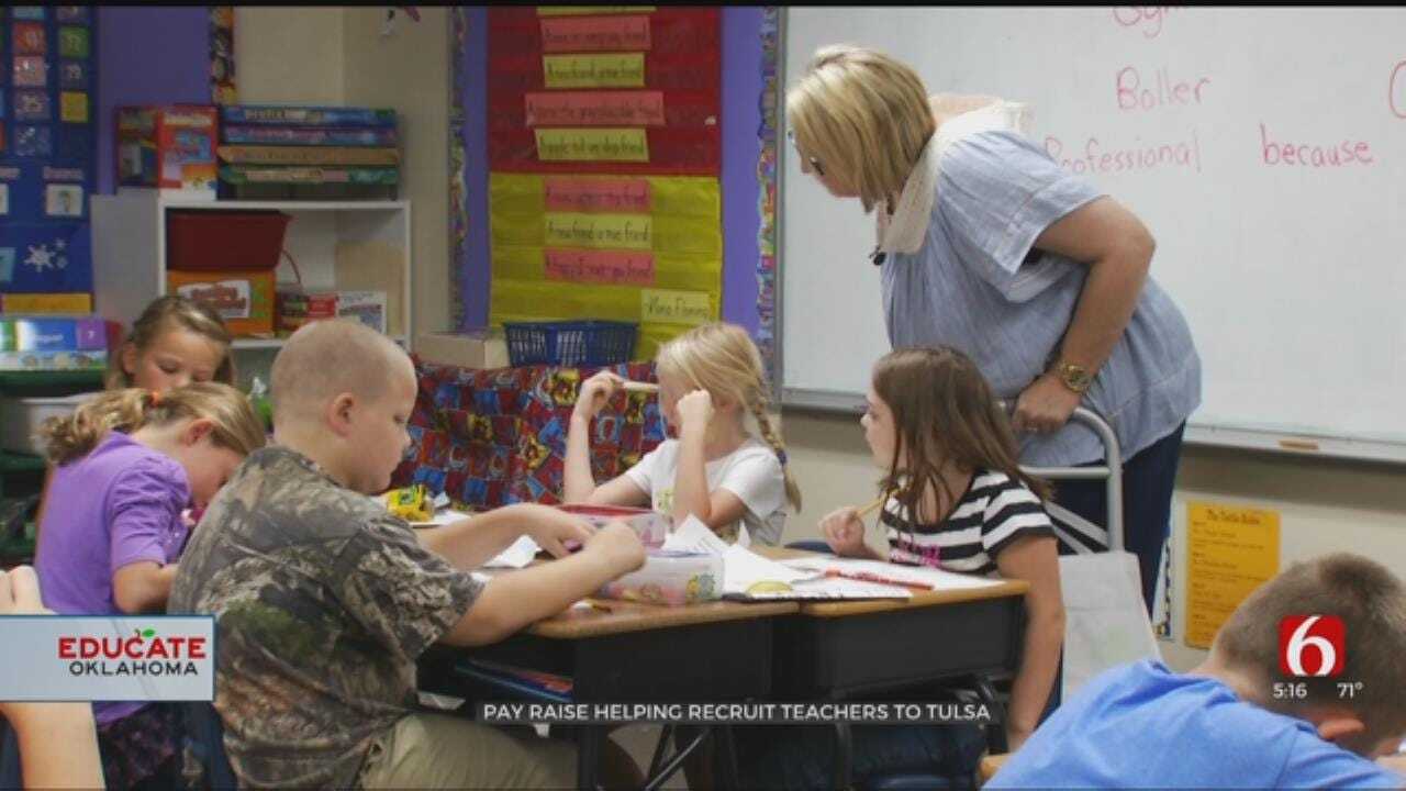 Pay Raise Helping Recruit Teachers To Tulsa