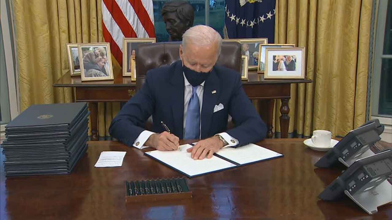 President Biden Signs Executive Actions On COVID, Climate Change, Immigration & More