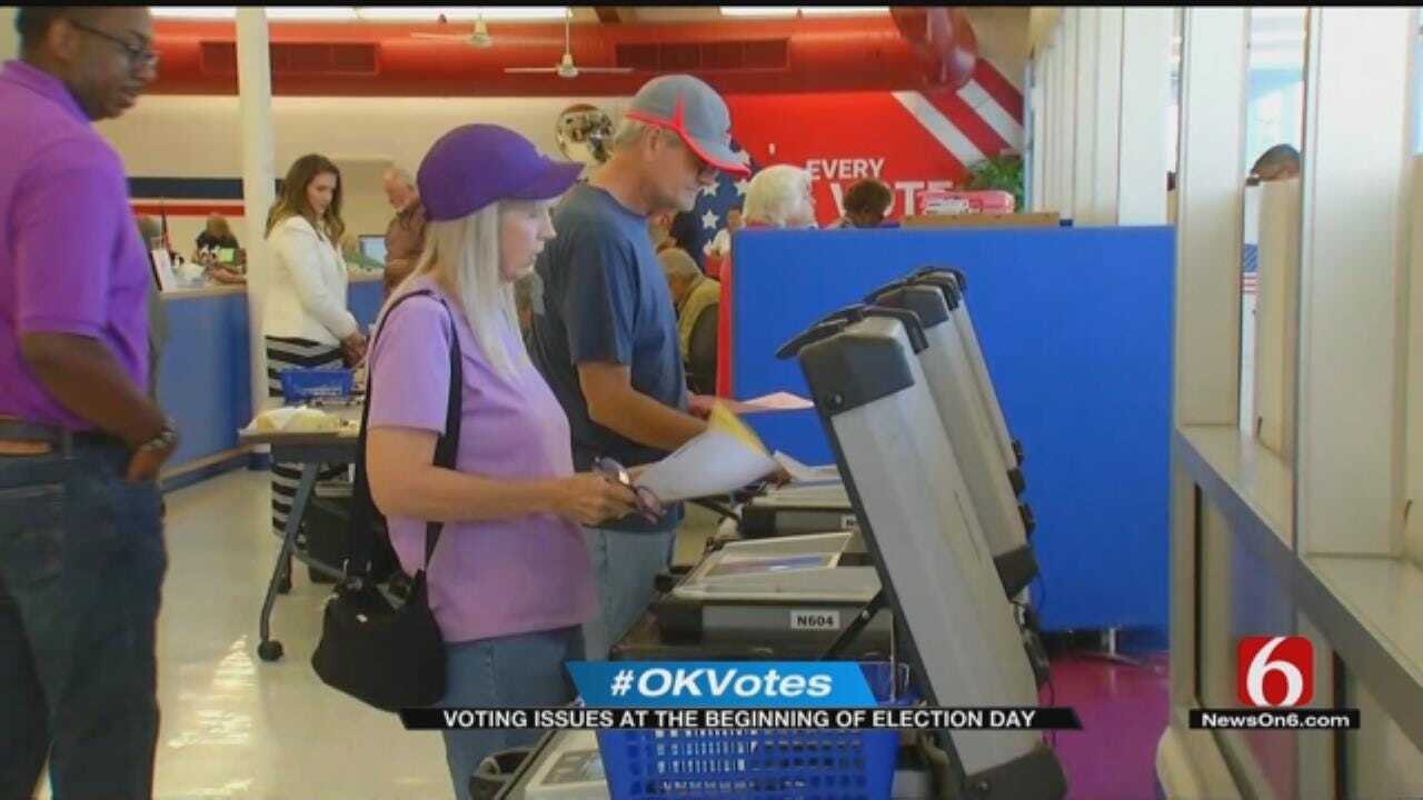 Ballot Mix-Up Causes Delay At Tulsa Polling Place