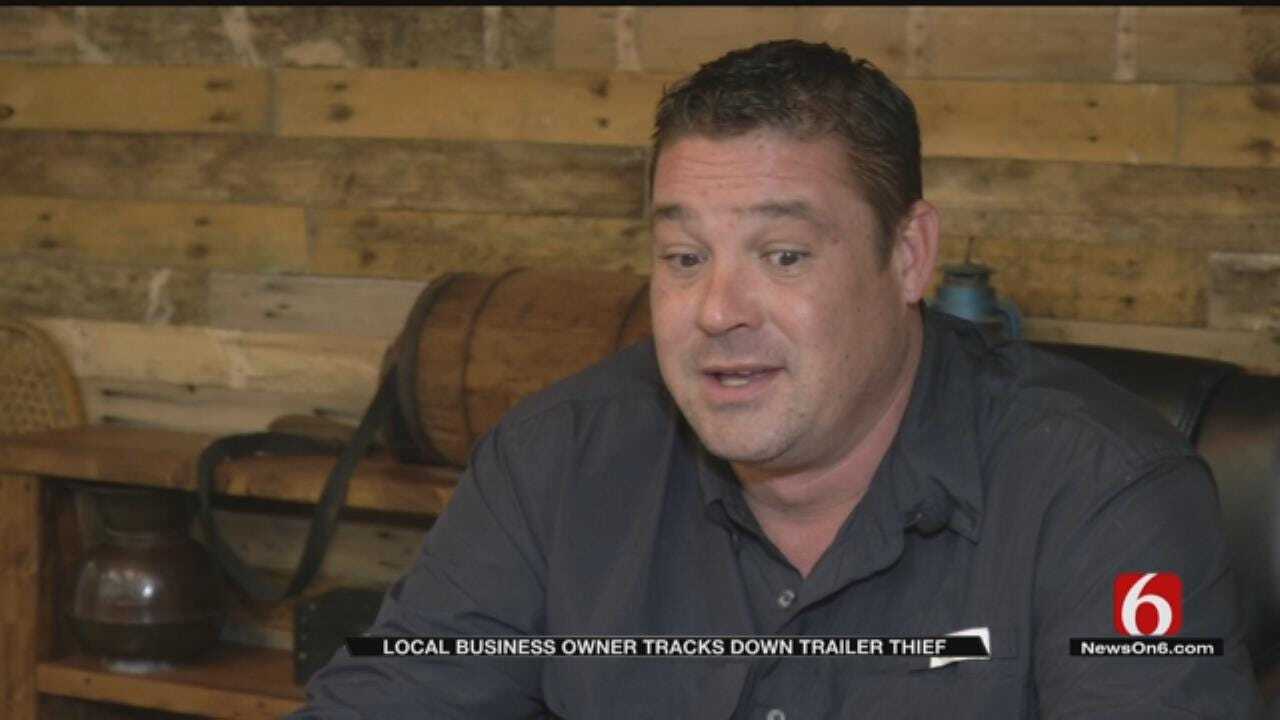 Tulsa Business Owner Tracks Down Trailer Thief