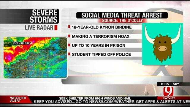 OSU Student Arrested For Making Threats On Social Media