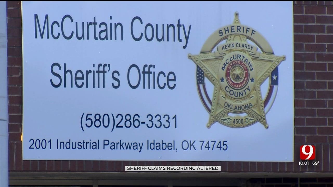 Audio Altered, Illegally Obtained McCurtain Co. Sheriff Claims