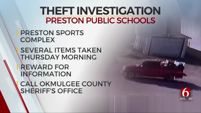 Okmulgee Co. Deputies Searching For Vehicle Involved In Preston School Theft