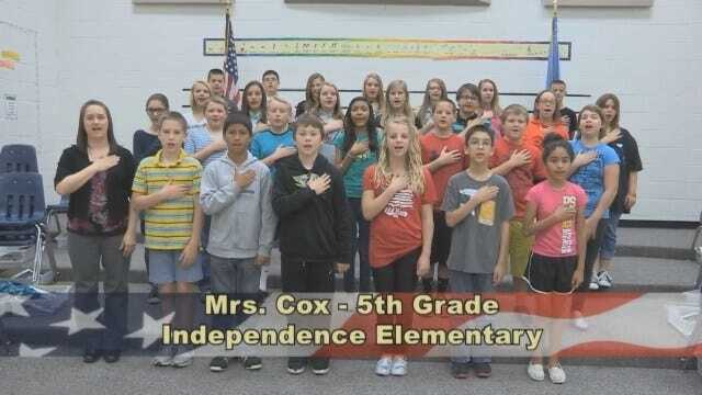 Mrs. Cox's 5th Grade Class At Independence Elementary School