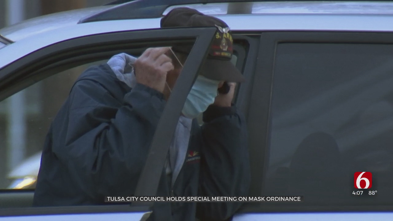 Tulsa City Council To Discuss Mask Ordinance In Special Meeting