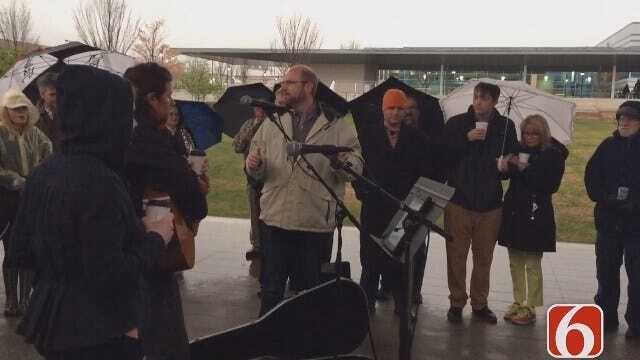 Tony Russell Captures Sunrise Service At Guthrie Green