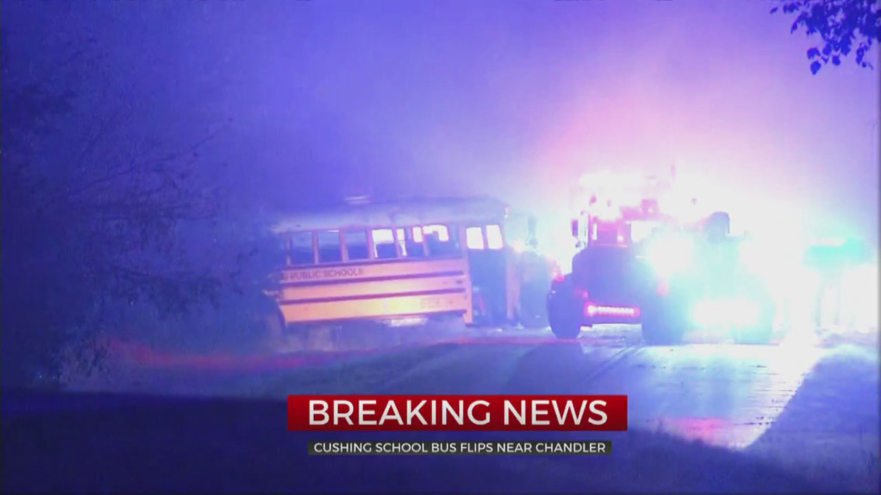 School Bus Crashes North Of Chandler, 1 Sent To The Hospital