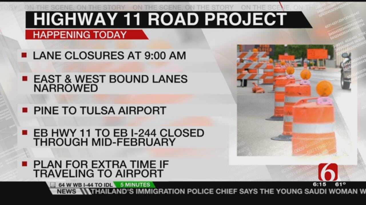 Year Long Highway 11 Bridge Project In Tulsa Gets Underway Monday