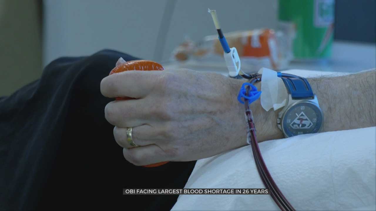 OBI Faces Largest Blood Shortage In Almost 30 Years