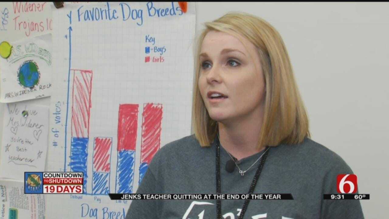 Jenks Teacher Leaves School For Better Pay