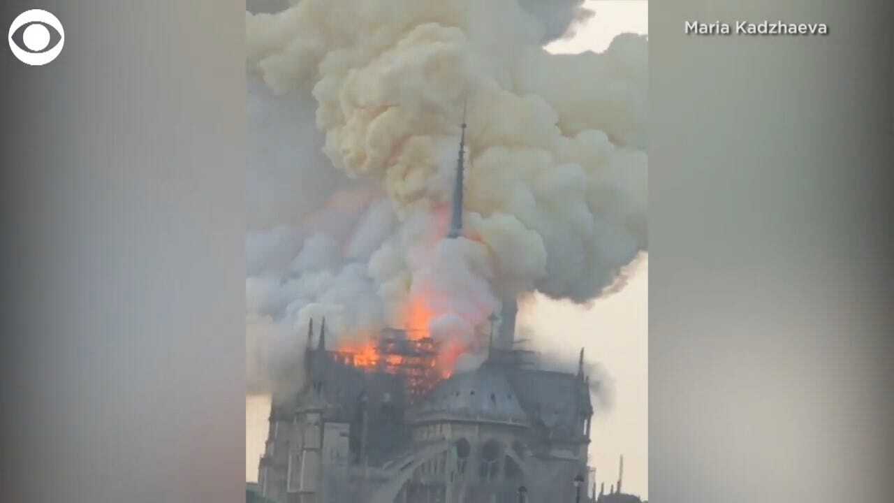 Massive Fire Burns Iconic Notre Dame Cathedral In Paris