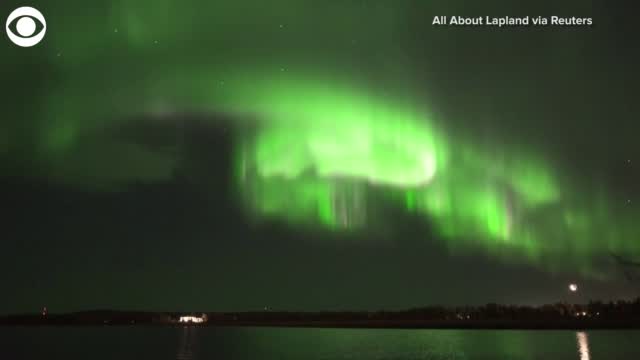 Watch: The Northern Lights Lit Up The Sky In Finland