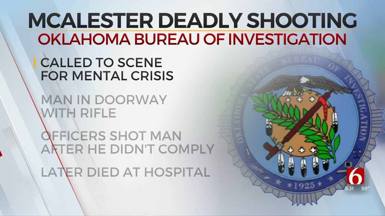 OSBI Investigating Deadly Shooting Involving Police In McAlester