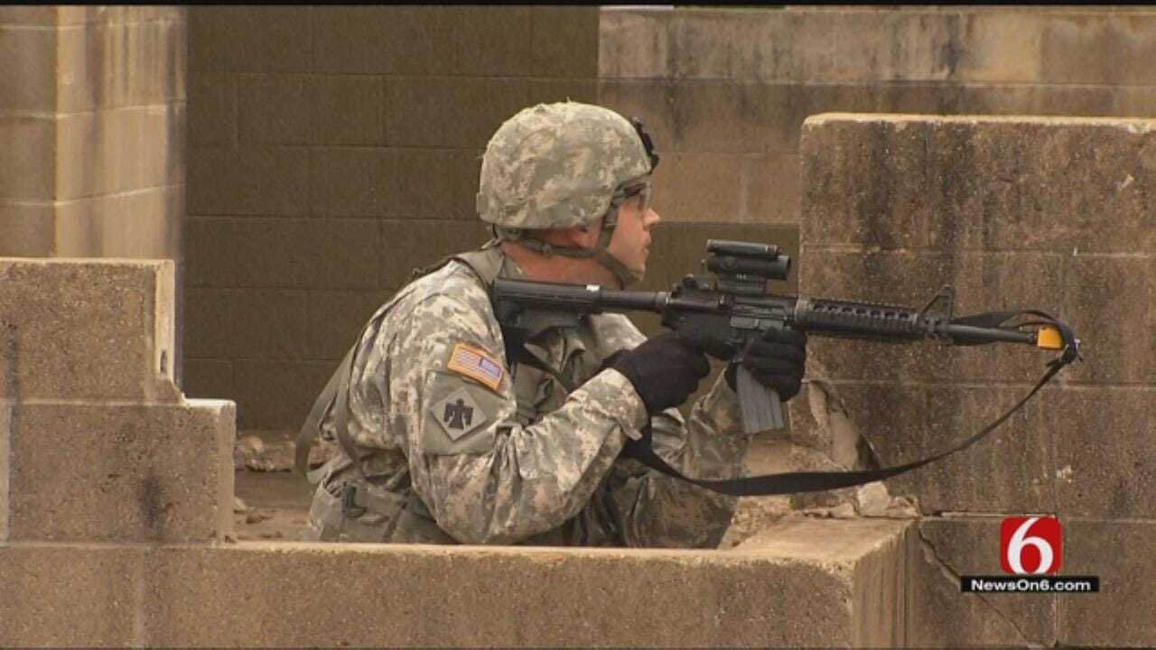 Oklahoma National Guard Soldiers Train For Deployment To Ukraine