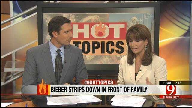 Hot Topics: Bieber Strips Down In Front Of Grandma