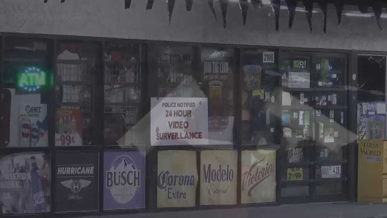 WEB EXTRA: Video From Outside Tulsa Convenience Store