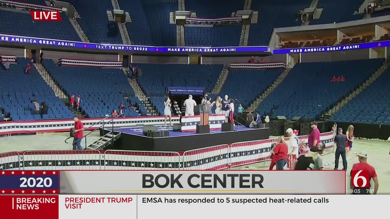 Presidential Rally Over, Attendance Lower Than Expected