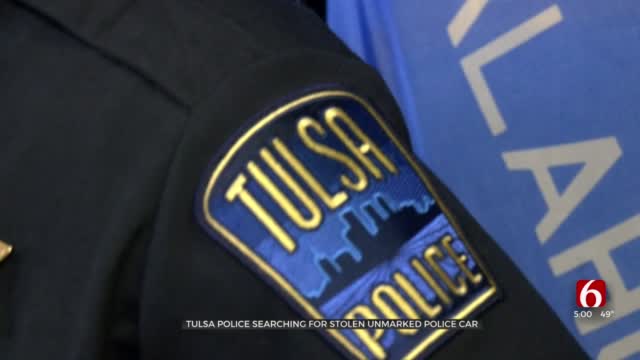 Tulsa Police Searching For Stolen Unmarked Patrol Car 