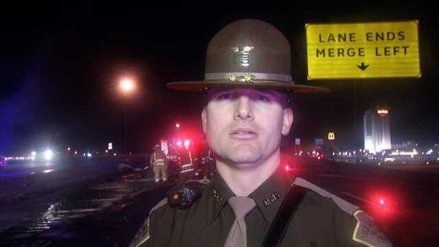 WEB EXTRA: Oklahoma Highway Patrol Trooper Matthew Middleton Talks About Crash