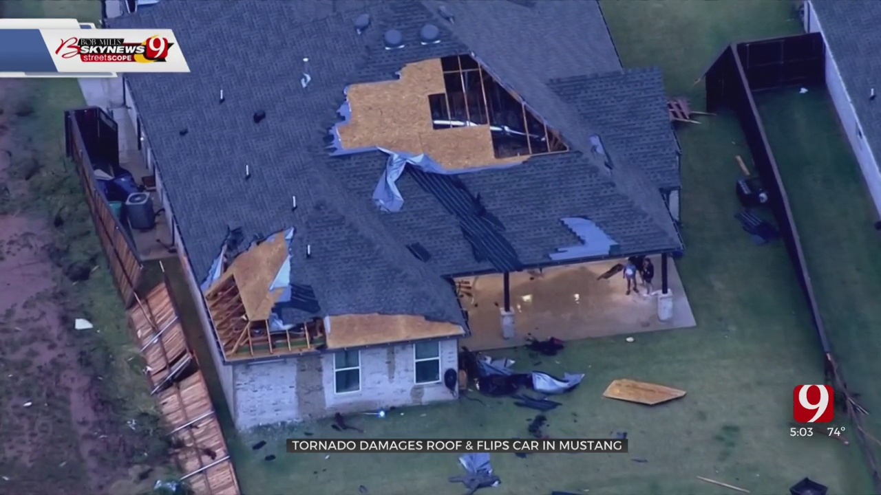 SW OKC Neighborhood Surveys Damage After The Early Morning Tornado