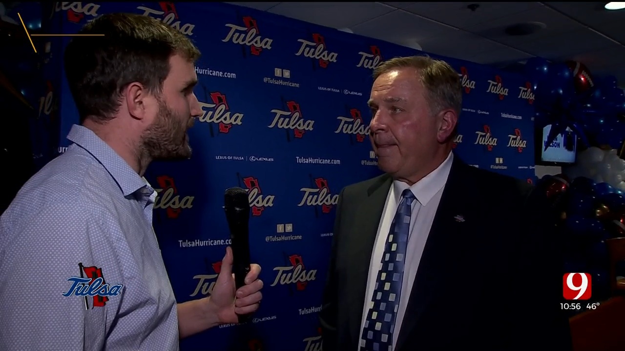 New Tulsa Coach Kevin Wilson Goes 1-On-1 With News On 6's Dan Hawk