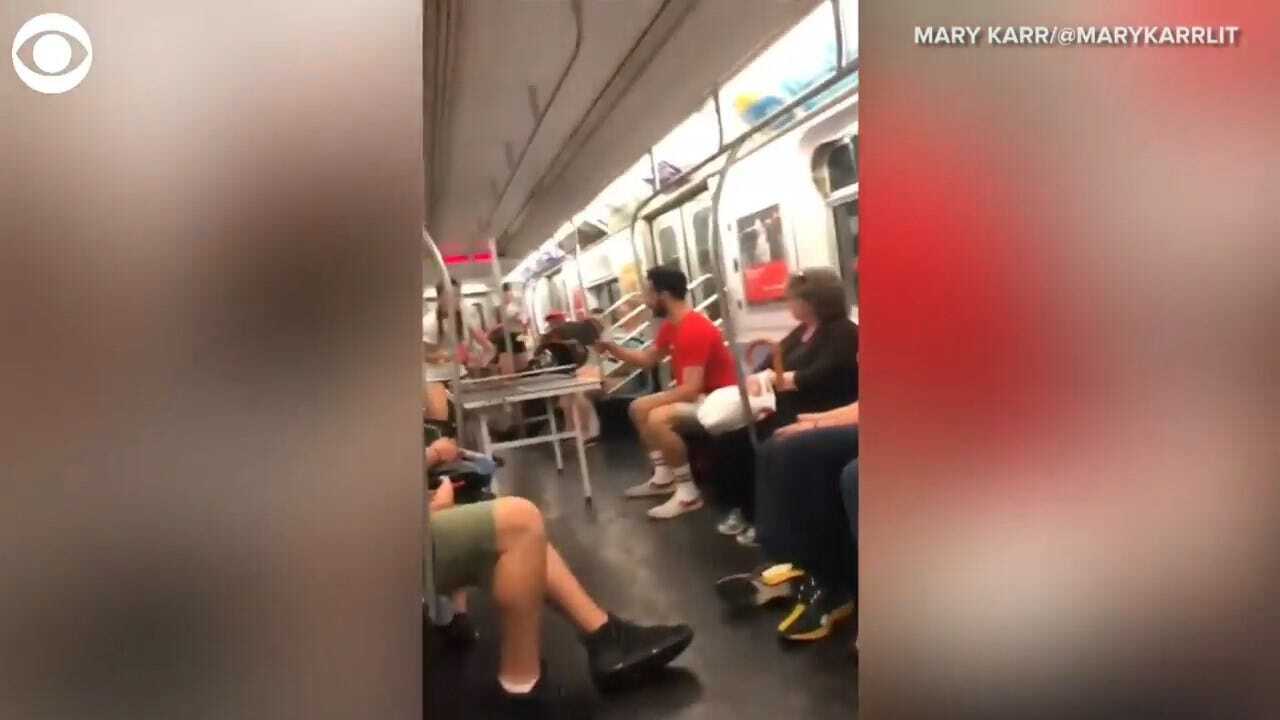 WATCH: Subway Ride Turns Into Ping Pong Match