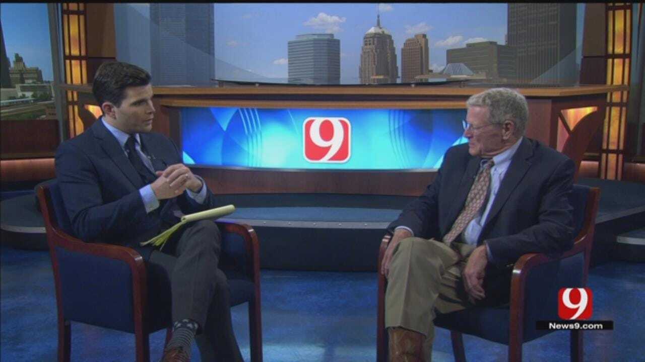 Inhofe Sits To Talk Defense Spending And Budget Cuts