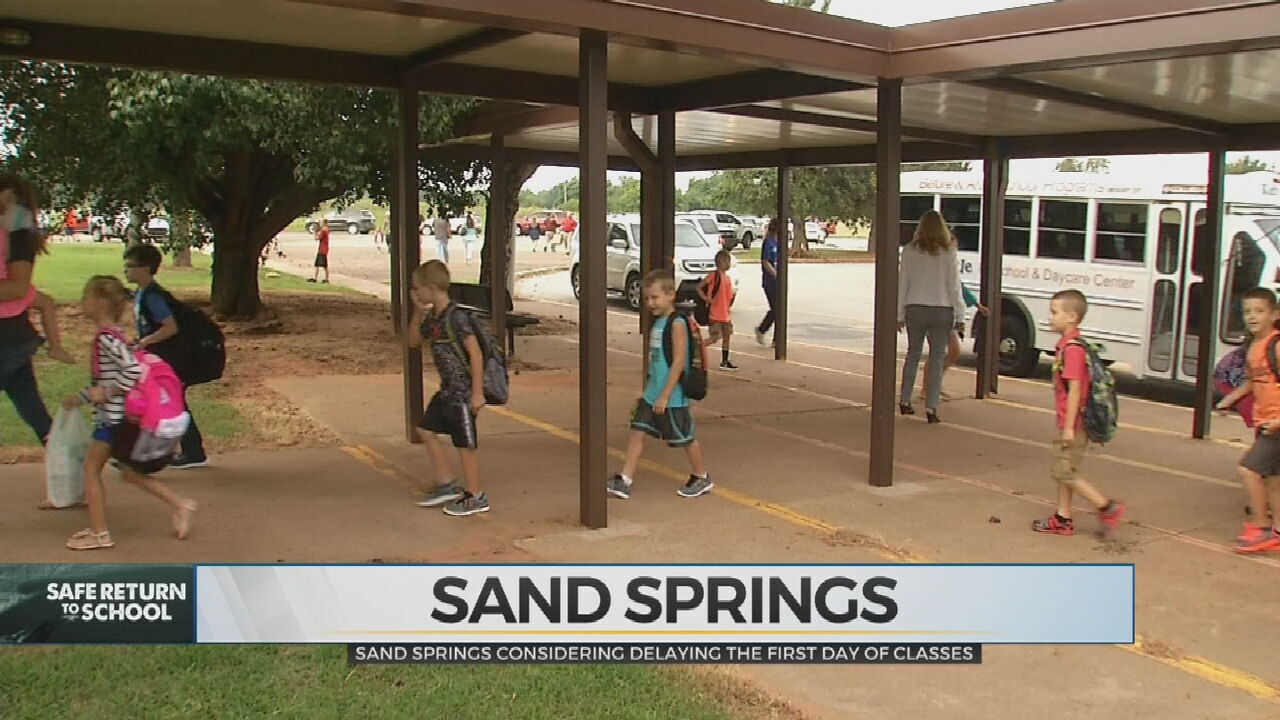 Sand Springs To Consider Delaying First Day Of Class