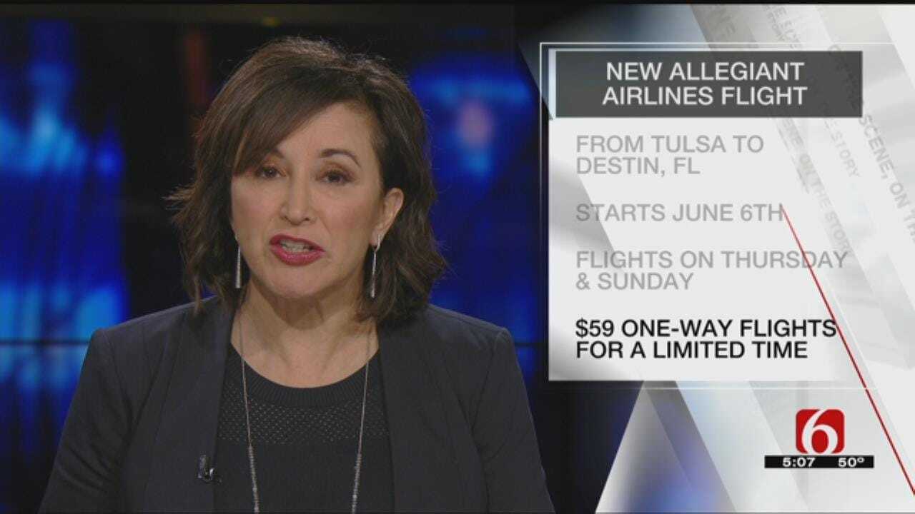 Allegiant Announces New Tulsa Flight To Destin, Florida