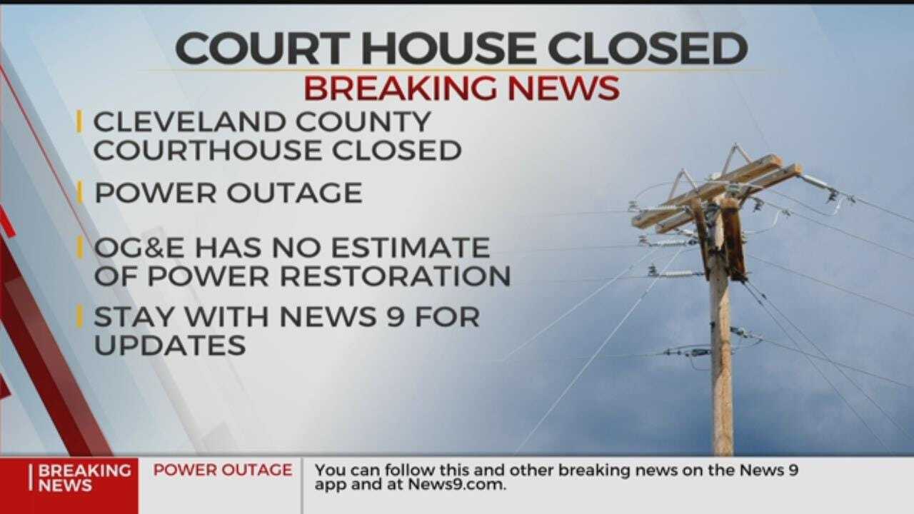 Cleveland County Courthouse Closed Due To Power Outage