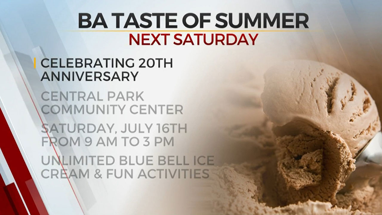 Blue Bell Offering Unlimited Ice Cream At 20th Annual Taste Of Summer Festival