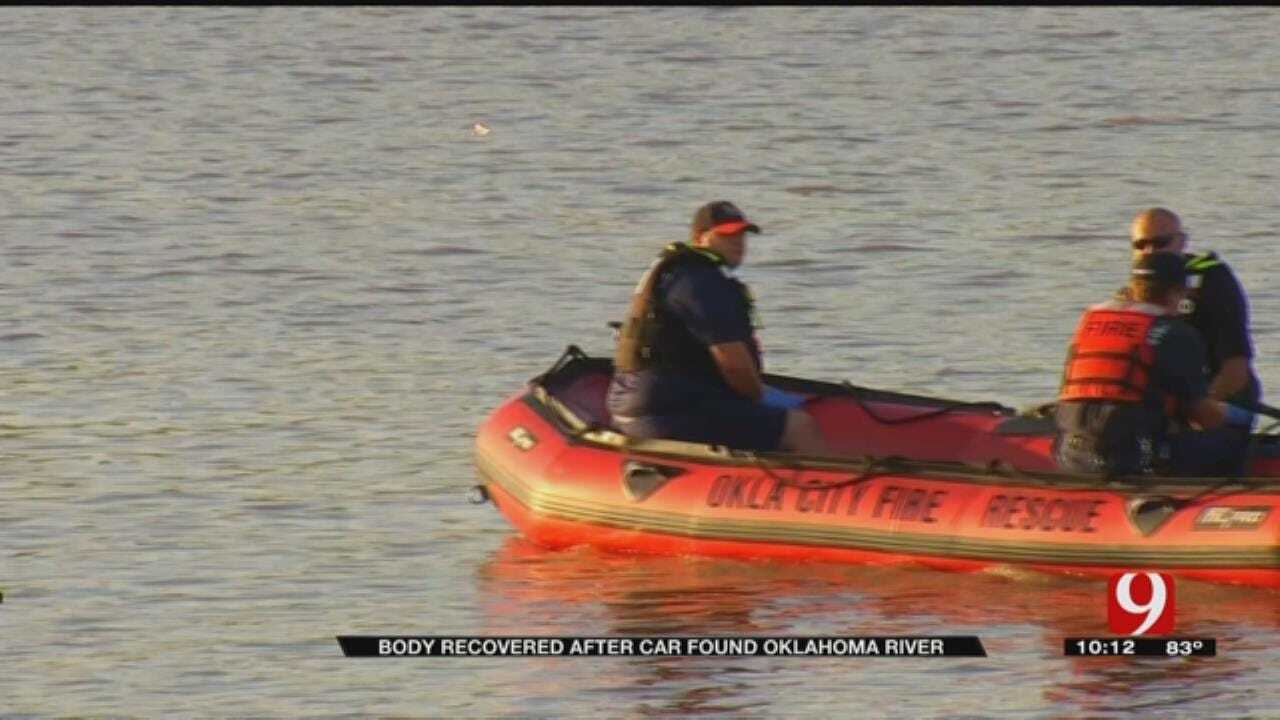 Body Found In River After Car Submerged Friday Morning