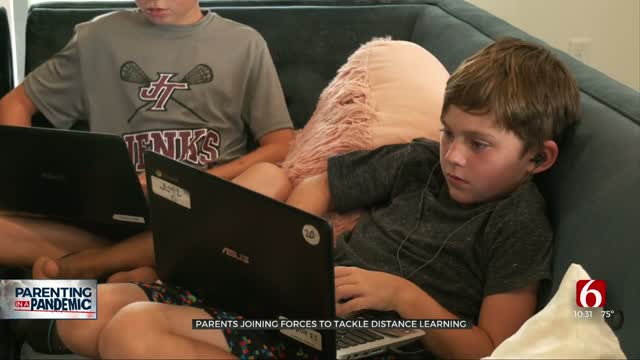 Parents Join Forces To Tackle Distance Learning Challenges 