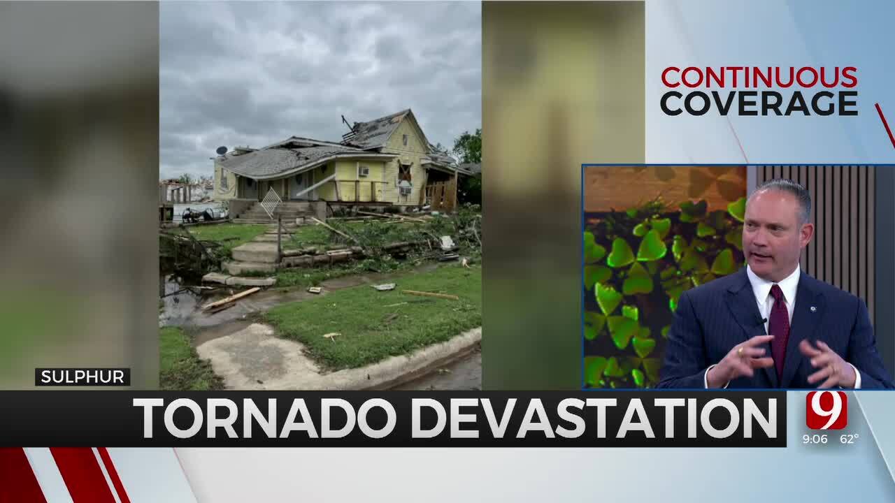 'Pure Devastation' House Speaker Charles McCall Reflects On Tornado Damage In Sulphur