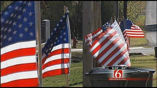 Help Veterans Raise Flags At Fort Gibson National Cemetery