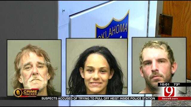 Suspects Accused Of Trying To Pull Off Heist Inside Edmond Police Station