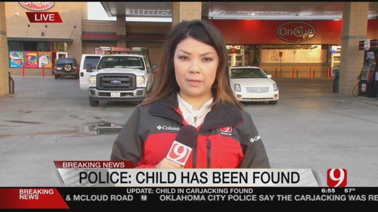 Child Found After Riding In Stolen Car