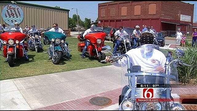 Collinsville Bikers Ride For Cancer Benefit