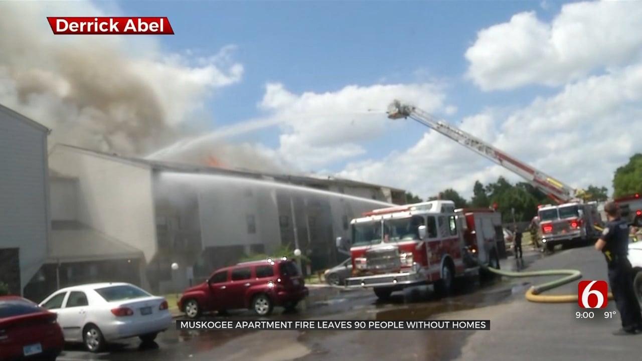 Muskogee Apartment Fire Destroys Building, Displaces 90 Residents