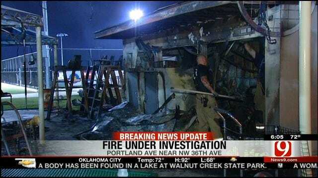 Fire Causes Significant Damage To OKC Tennis Center