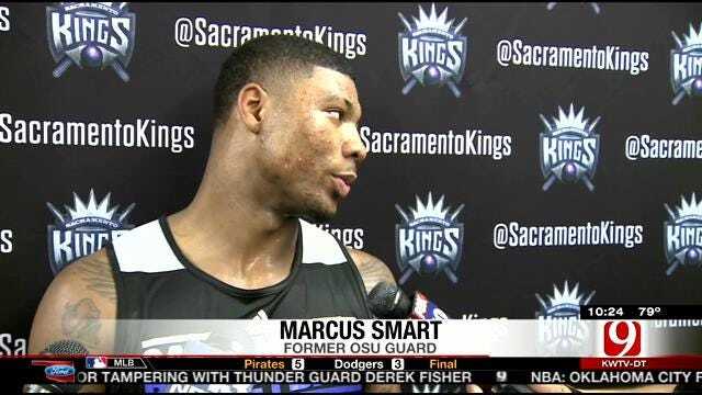 Marcus Smart Works Out For Kings