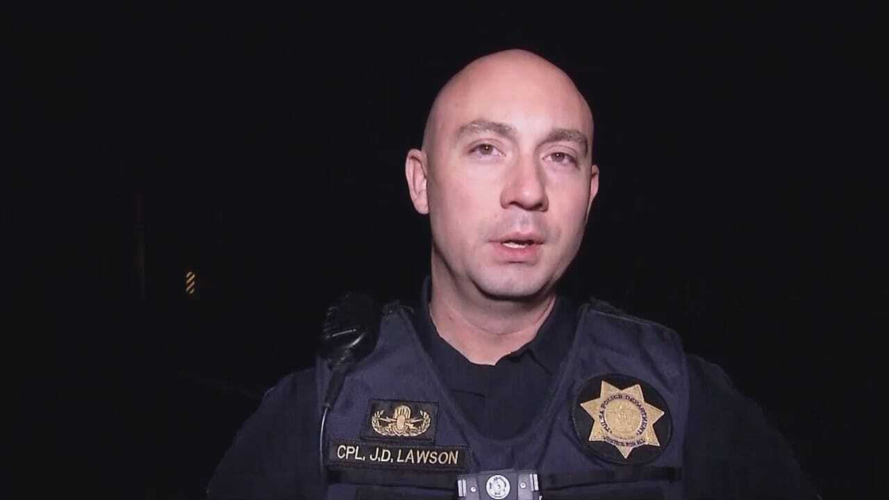 WEB EXTRA: Tulsa Police Cpl. Jeremy Lawson Talks About Crash