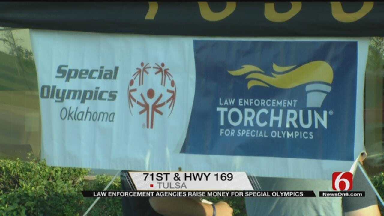 Tulsa Police And Doughnuts Support Special Olympics