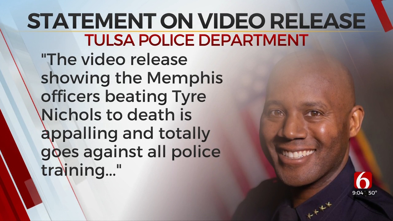 Tulsa Police Chief Comments On Tyre Nichols Video Release