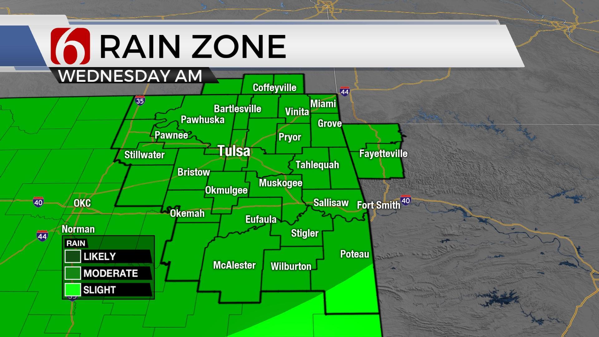Severe Thunderstorm Watch Issued For Parts Of Northeast Oklahoma Until 5 PM