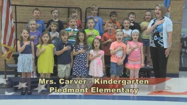 Mrs. Carver's Kindergarten Class At Piedmont Elementary School