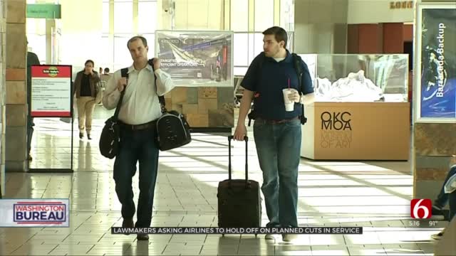 Lawmakers Ask Airlines To Hold Off Service Cuts; Airlines Asking For Lifeline 