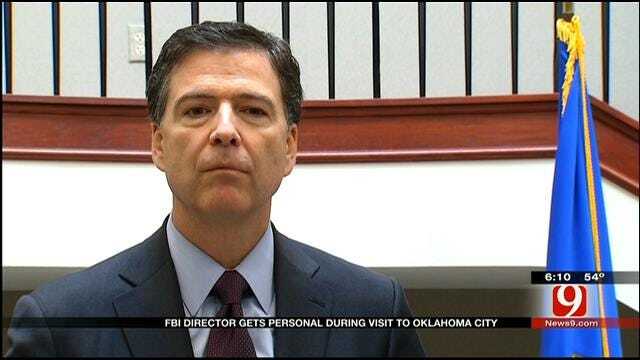 FBI Director Gets Personal During Visit To Oklahoma City